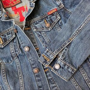 not my first rodeo denim jacket lucky brand